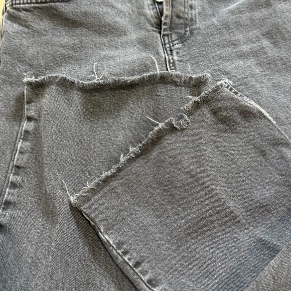 Zara High Rise, Wide Leg Crop Ankle Black-Greyish Women's Jeans size 8 - Picture 5 of 5